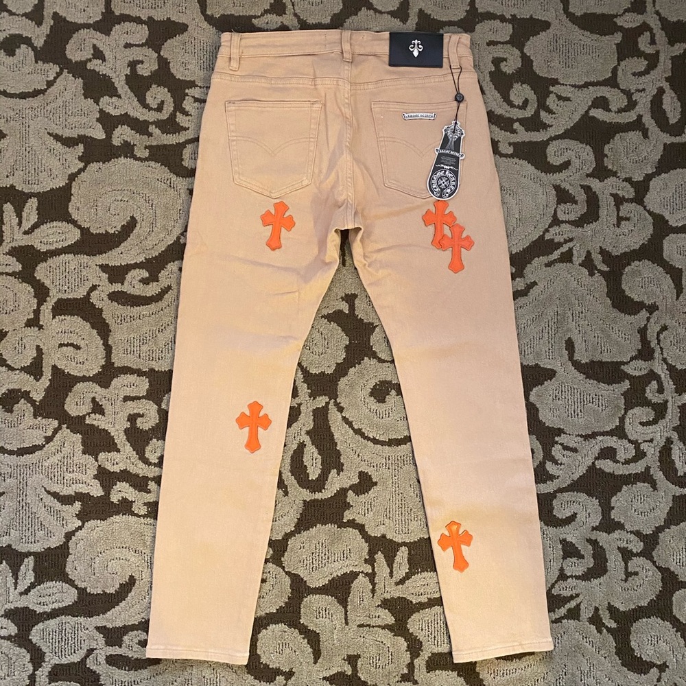 Chrome Hearts Khaki Jeans